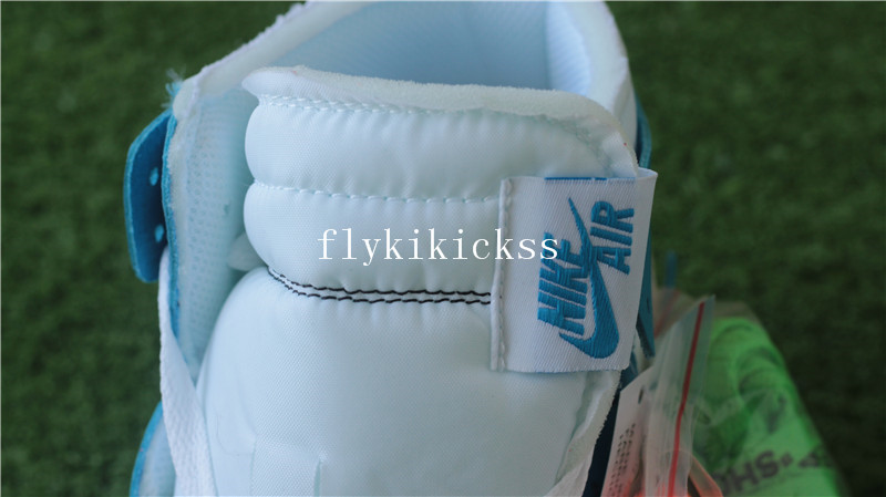 Off-White x Air Jordan 1 Retro OG High UNC White Blue